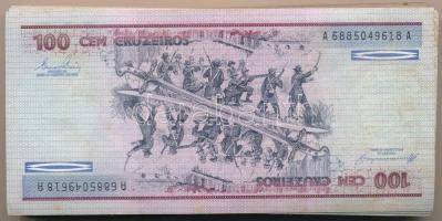 Brazília 1984. 100C (100x, közte sorszámkövetők) T:II-III sok fo.
Brazil 1984. 100 Cruzeiros (100x,...