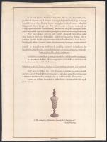 1929 A "Széchenyi-eszme" - a Nemzeti Casino köynvkiadása Széchenyi beszédeivel, litho emlé...