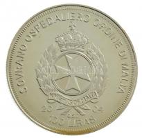 Máltai Lovagrend 2004. 100L Cu-Ni Magyarország az EU-ban T:PP felületi karc Sovereign Order of Malta 2004. 100 Liras Cu-Ni Hungary in the EU C:PP surface scratches