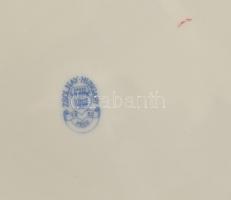 Zsolnay korsó, matricás porcelán, felirat: "Magyar uránbányászat, 1955-1997. Jó szerencsét!&quo...