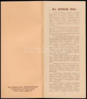 cca 1930-1940 TESZ Alföldi Hét - Hódmezővásárhely című kiadványa, Sostarics grafikáival, 32p