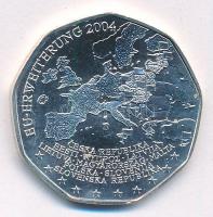 Ausztria 2004. 5E Ag A labdarúgás 100. évfordulója T:1- patina Austria 2004. 5 Euro Ag 100th Anniversary of Football C:AU