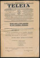 1933 Teleia Népies Felvilágosító és Intő Havi Folyóirat XI. évf. 5-6. szám tiszteletpéldány, 104p