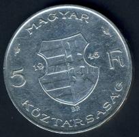 1946. 5Ft Ag "vastag Kossuth" T:2- ph.