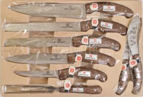 Silver Royal konyhai késkészlet aktatáskában. A készlet tartalma: 1 x sajt kés 1 x pizza kés 1 x hús...