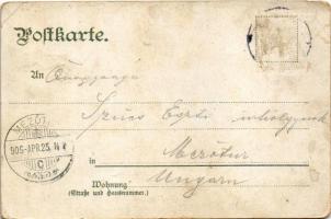 1905 Berlin, Waisenbrücke m. Neu-Köln a. W. / bridge (worn corners)