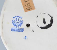 Aquincum porcelán liba. Kézzel festett, jelzett, hibátlan. 10 cm