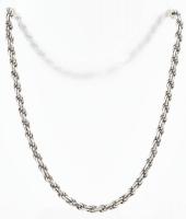 Ezüst(Ag) masszív walles nyaklánc, jelzett, h: 42,5 cm, nettó: 29,4 g