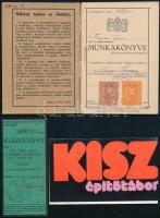 8 db vegyes igazolvány (Magyar-Szovjet Társaság, MSZMP, SZDP, MKP tagsági igazolvány, légoltalmi iga...