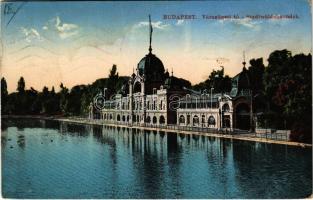 1915 Budapest XIV. Városligeti tó (fl)