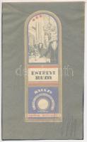 Galambos Margit (?-?): Estélyi rum, magyar gyártmány. Art deco italcímke v. reklámterv, 1925-30 körü...