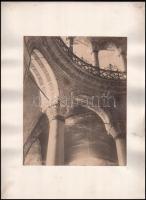 cca 1900-1910 Konstantinápoly (Isztambul), 4 db nagyméretű, kartonra kasírozott fotó (Hagia Szophia,...