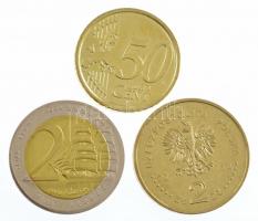 Lengyelország 2011. 2E próbaveret "II. János Pál / Daru Pomorza" + 2014. 2Zl "II. Ján...