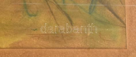 Fried Pál (1893-1976): Beduin tevével. Pasztell, papír. Jelzett. 44,5x32 cm. Proveniencia: Korábban ...