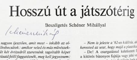 1980 A Művészet folyóirat teljes évfolyama, 12 szám, benne 21 db művész aláírásával, közte: Bartha L...