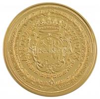 DN 1629-es 100 Dukát "III. Ferdinánd" aranyozott Cu-Ni replika "COPY" jelzéssel ...