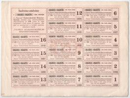 Budapest 1923. "Magyar Városi Bank Részvénytársaság" 25 részvénye egyben, egyenként 400K-r...