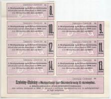 Budapest 1923. "Magyar Városi Bank Részvénytársaság" 25 részvénye egyben, egyenként 400K-r...