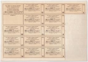 Sükösd 1941. "Sükösdi Paprikamalom Szövetkezet" névre szóló üzletrésze 10P értékben, szelv...