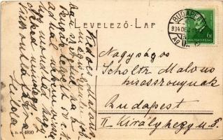 Pöstyén, Piestany; Gross-Pöstyén / Nagy-Pöstyén utca részlet / street view (kopott sarok / worn corn...