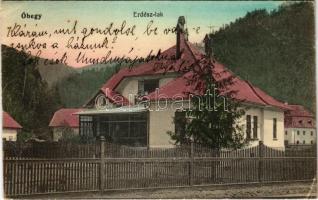 1916 Óhegy, Staré Hory (Besztercebánya, Banská Bystrica); Erdész lak / forester's house, forestry (Rb)