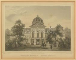 cca 1850 Ludwig Rohbock (1820-1883): Siklós vára, Gödöllői Kastély, Esztergom, H. Eszterházy Palotáj...