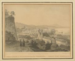 cca 1850 Ludwig Rohbock (1820-1883): Siklós vára, Gödöllői Kastély, Esztergom, H. Eszterházy Palotáj...