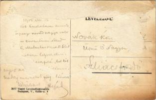 1915 Fülek, Filakovo; vár. Vasúti levelezőlapárusítás 3077. / Filakovsky hrad / castle (b)