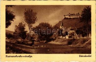 1944 Krasznahorkaváralja, Krásnohorské Podhradie; vár / Hrad Krásna Horka / castle (EK)