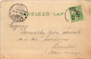 1902 Rimaszombat, Rimavská Sobota; Gömör-Kishont vármegye új székháza, vármegyeháza. Lévai Izsó kiad...