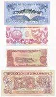 4db klf bankjegy klf országokból (Nicaragua, Bhután, Mozambik, Laosz), közte Mozambik 1986. 50M T:I
...
