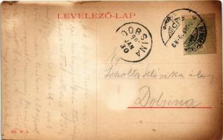 1907 Rimaszombat, Rimavská Sobota; Törvényszéki palota, lovaskocsi. W.L. 581. / court palace, horse-...