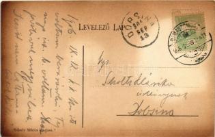 1906 Rimaszombat, Rimavská Sobota; Vármegyeháza. Rábely Miklós kiadása / county hall (fl)