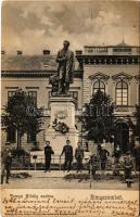 1905 Rimaszombat, Rimavská Sobota; Tompa Mihály szobra. Rábely Miklós kiadása / statue, monument (Rb)