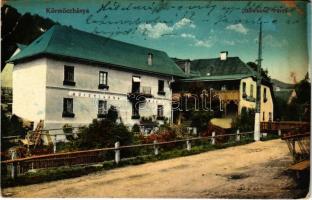 1914 Körmöcbánya, Kremnitz, Kremnica; Quisisana fürdő. Ritter Sándor kiadása / spa hotel, bathing house (fl)