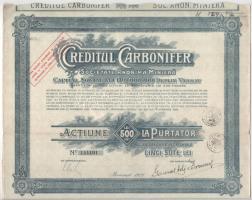 4db klf külföldi részvény egy jelzett másolattal, közte Románia 1922. "Concordia" részvény...