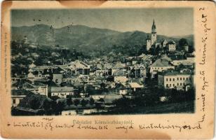 1899 (Vorläufer) Körmöcbánya, Kremnitz, Kremnica; látkép. Leop. J. Ritter kiadása / general view (fl)