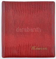 Műbőr érmetartó album 66db vegyes magyar és külföldi fémpénzzel, közte Szovjetunió, Kuba, India T:ve...