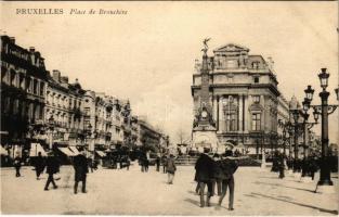 Bruxelles, Brussels; Place de Brouckere / square, tram