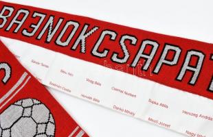 Debreceni VSC (DVSC) 2004-2005-ös szezon bajnokcsapat szurkolói sál, h: 154 cm