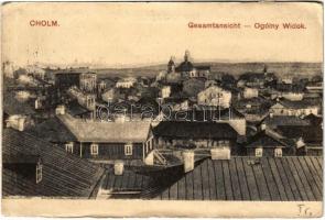 1917 Chelm, Kulm, Holm, Cholm; Gesamtansicht / Ogólny Widok / general view (tears)