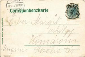 1905 Achensee (Tirol), Hotel Scholastika. Kunstdruckerei Gebr. Isenbeck (EK)