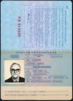 1992 Magyar Köztársaság fényképes kék útlevél