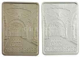 2014. 2000Ft Cu-Ni "Lechner Ödön halálának 100. évfordulója" + 10.000Ft Ag "Lechner Ö...