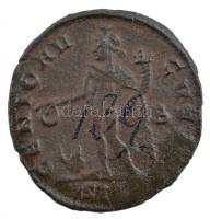 Római Birodalom / Siscia / I. Licinius 309-311. AE Follis Br (4,52g) T:2,2- Roman Empire / Siscia / Licinius I 309-311. AE Follis Br IMP LIC LICINIVS PF AVG / GENIO AV-GVSTI - crescent - B - SIS (4,52g) C:XF,VF RIC VI 198b