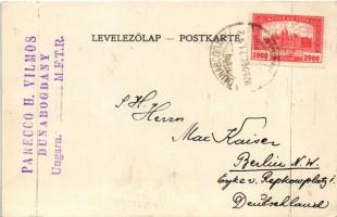 1925 Boldog karácsonyi ünnepeket és szerencsés Újévet kíván. Kézzel rajzolt / Christmas and New Year...