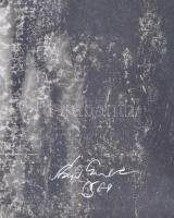 Szász Endre (1926-2003): Férfi portré, 1960-as évek. Olaj, papír, jelzett. Hátoldalán Magyar Nemzeti...