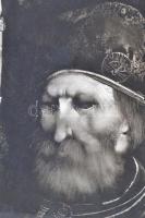 Szász Endre (1926-2003): Férfi portré, 1960-as évek. Olaj, papír, jelzett. Hátoldalán Magyar Nemzeti...