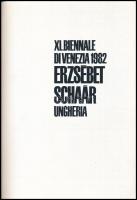1982 XI. Biennale di Venezia 1982 Erzsébet Schaár Ungheria. Bp., 1982, Hungexpo. Olasz és angol nyel...