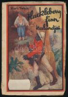 Twain, Mark: Huckleberry Finn kalandjai. Ford.: Szegedy Ila. Bp., [1930], Tolnai. Kiadói illusztrált papírkötés, sérült, kissé foltos borítóval, néhány lapon apró sérüléssel.